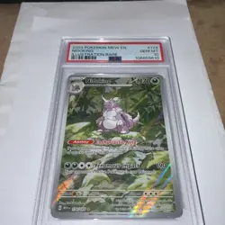 NIDOKING POKEMON HOLO ILLUSTRATION RARE 151 PSA 10 GEM MT 174/165 - Image 4