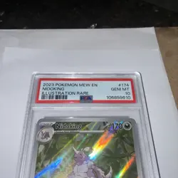 NIDOKING POKEMON HOLO ILLUSTRATION RARE 151 PSA 10 GEM MT 174/165 - Image 5