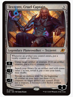 Tezzeret, Cruel Captain Edge of Eternities Regular, NM, Fast Shipping! - Image 2