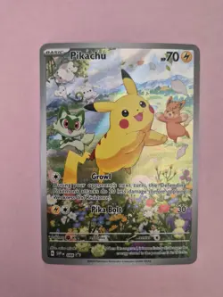 Pokemon Pikachu 088 Black Star Promo Card SVP Paldea Adventure Chest - Image 4