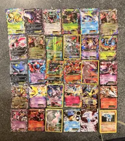 Pokemon EX,MEX, Full Art. 30 Card Lot, Mewtwo , Rayquaza, Reshiram - Image 1