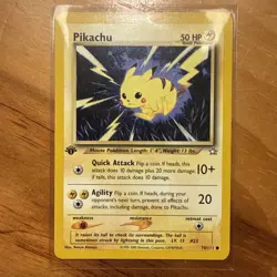 Pokemon TCG Pikachu Neo Genesis 1st Edition 70/111 LP - Image 5