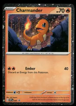 Charmander (Cosmos Holo) SV: Scarlet & Violet Promo Cards 047 Pokemon Card TCG - Image 1