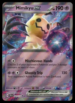 Mimikyu ex 069/159 SV09: Journey Together LP-NM Pokemon TCG - Image 1