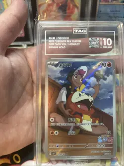 Pokemon Fuecoco Gem Pack Vol.1 0303/09 Chinese TAG 10 Gem Mint - Image 5