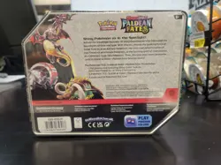 Pokemon TCG: S&V Paldean Fates (Iron Treads/Great Tusk) Tin Factory Sealed - Image 5