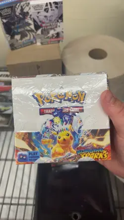 Pokemon Scarlet & Violet Surging Sparks Booster Box English Pikachu TCG - Image 1