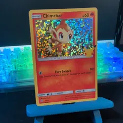Chimchar Pokemon TCG 25th Anniversary Celebrations 12/25 Holo Promo 2021 - Image 2