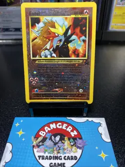 Entei - Reverse Holo - #34 WOTC Black Star Promo - Pokemon TCG - 2001 - Image 4