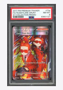 Pokemon PSA 8 Team Flare Grunt Promo 2017 73a/83 XY Collection English - Image 1