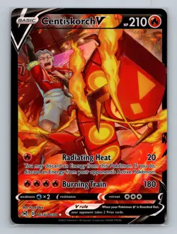 Pokemon SWSH11: Lost Origin Trainer Gallery #TG14/TG30 Centiskorch V - Image 1