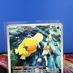 Misty's Psyduck 193/182 IR Illustration Rare Destined Rivals Pokemon TCG - Image 2