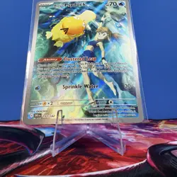 Misty's Psyduck 193/182 IR Illustration Rare Destined Rivals Pokemon TCG - Image 3