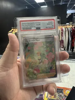 2023 Pokemon Tcg Crown Zenith Gardenia’s Vigor GG61 Full Art Ultra Rare PSA 10 - Image 1