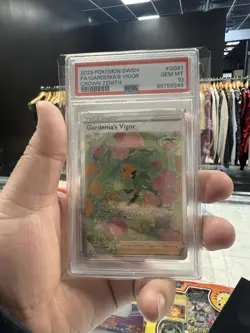 2023 Pokemon Tcg Crown Zenith Gardenia’s Vigor GG61 Full Art Ultra Rare PSA 10 - Image 3