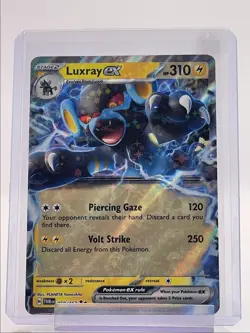 LUXRAY EX 2024 POKEMON TWILIGHT MASQUERADE DOUBLE RARE 068/167 Q3384 - Image 1
