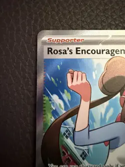 Pokemon TCG Rosa's Encouragement 114/088 Perfect Order Full Art NM - Image 5
