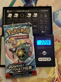 Heavy! Over 22.54 Gram Pokemon Journey Together Booster Pack Sealed - Image 1