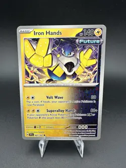 Iron Hands 061/162 Sv05: Temporal Forces Holo NM Pokemon TCG - Image 1