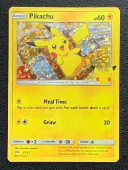 Pikachu 25/25 Holo Mcdonalds Promo Pokemon - Image 1