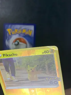 Pikachu 027/078 Non Holo + Reverse Holo Pokemon Go - Image 3
