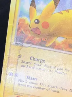 Pikachu 57/108 Non Holo Pokemon Ex Power Keepers - Image 3