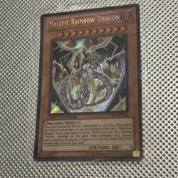 Malefic Rainbow Dragon - YMP1-EN005 - Secret Rare (NM) Yugioh - Image 1