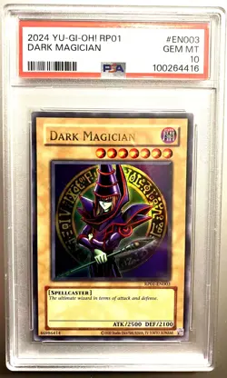 Yugioh Dark Magician ULTRA RARE Retro Pack Foil - PSA 10 Gem Mint - Image 1