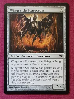 Magic The Gathering SHADOWMOOR WINGRATTLE SCARECROW artifact card MTG - Image 1