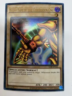 Right Arm of the Forbidden One LOB-EN122 Legend of Blue Eyes White Dragon NM - Image 1