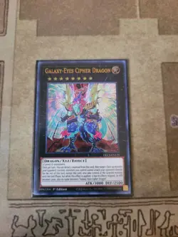 YUGIOH GALAXY-EYES CIPHER DRAGON DLCS-EN125 ULTRA 1ST ED NM - Image 1