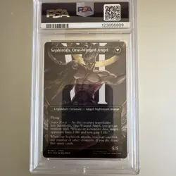 Sephiroth, Fabled SOLDIER (Borderless) (Surge Foil) Final Fantasy Foil PSA 6 - Image 2