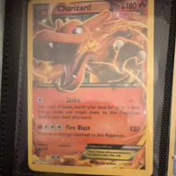 Pokemon Charizard EX Ultra Rare Holo Flashfire 11/106 180 HP English TCG Card - Image 1