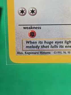 Jigglypuff Jungle 54/64 1st Edition Jungle Card 1999 Vintage LP - Image 5