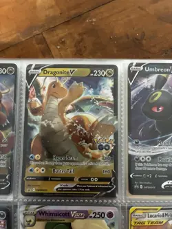 Pokemon TCG Foil Promo Card Lot Eevee VMAX, Pikachu VMAX, Dragonite VSTAR - Image 5