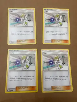 Pokemon Lost Thunder Faba 173/214 Cards 4x Playset x4 Uncommon LP - Image 1