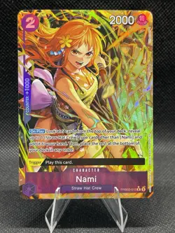 Nami Parallel Alt Art English PRB02-012 The Best Vol. 2 One Piece Card - Image 1