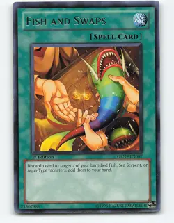 Fish and Swaps #GENF-EN087 1st Edition YuGiOh Card - Image 1