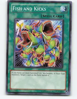 Fish and Kicks #GENF-EN055 Yugioh Card - Image 1