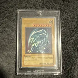 Konami Blue-Eyes White Dragon ERROR CARD Yu-Gi-Oh! TCG English Vintage 1996 - Image 1