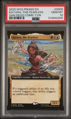 2025 MTG PROMOS SAN DIEGO COMIC CON 2025 #0003 KATARA, THE FEARLESS PSA 10 - Image 1
