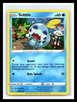 💥 Sobble SWSH073 SWSH: Sword & Shield Promo Card Holo - Image 1