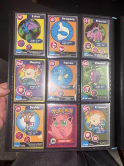 Pokemon Vintage Triva And Movie Cards With Binder - Image 2