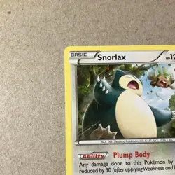 Snorlax 118/162 XY Breakthrough Uncommon Card Heavy Played Non Holo 2015 Pokemon - Image 4