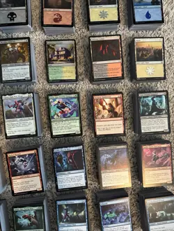 6093x Card Lot- Mtg Spider-Man Booster Bundle Rips- Rare Full Art Foil Web Lands - Image 5