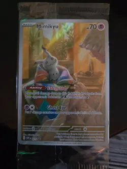Sealed Mimikyu 075 Sv: Scarlet & Violet Promo Cards Holo - Image 1