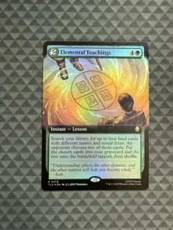 MTG Elemental Teachings #0378 Foil Ext. Art R Avatar: The Last Airbender (TLA) - Image 1