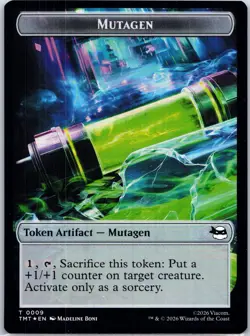 Robot / Mutagen Double-Sided Token T Teenage Mutant Ninja Turtles 10 / 9 NM Foil - Image 1