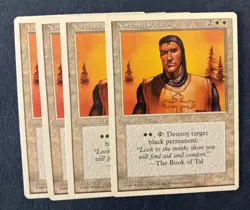 MTG 4X 4TH EDITION NORTHERN PALADIN NM MAGIC THE GATHERING CREATURE WHITE RARE - Image 5