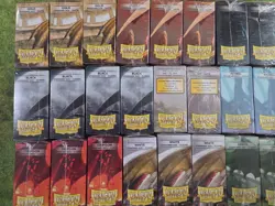 Dragon Shield Sleeve/Deck Box Lot MultiColors, 39 Boxes Of Sleeves + Deck Boxes - Image 3